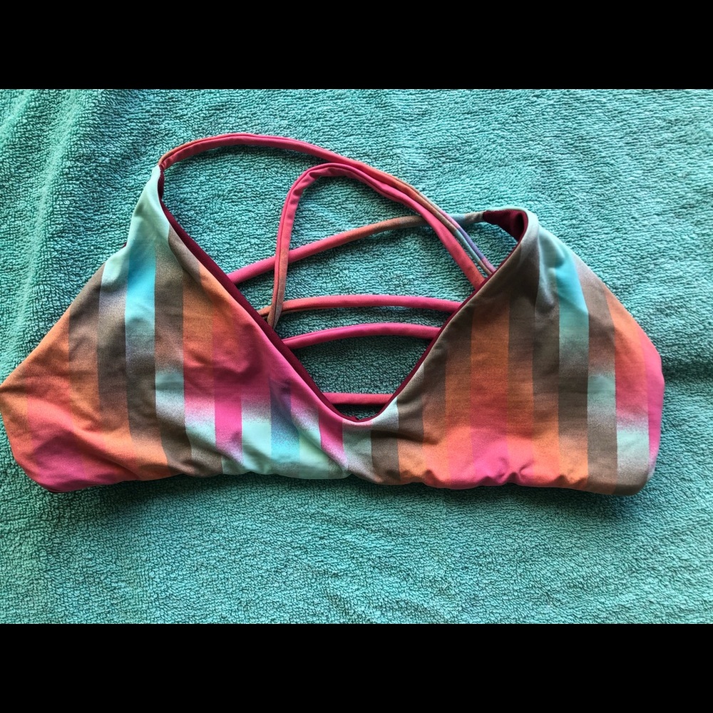 San Lorenzo cross back bikini top
